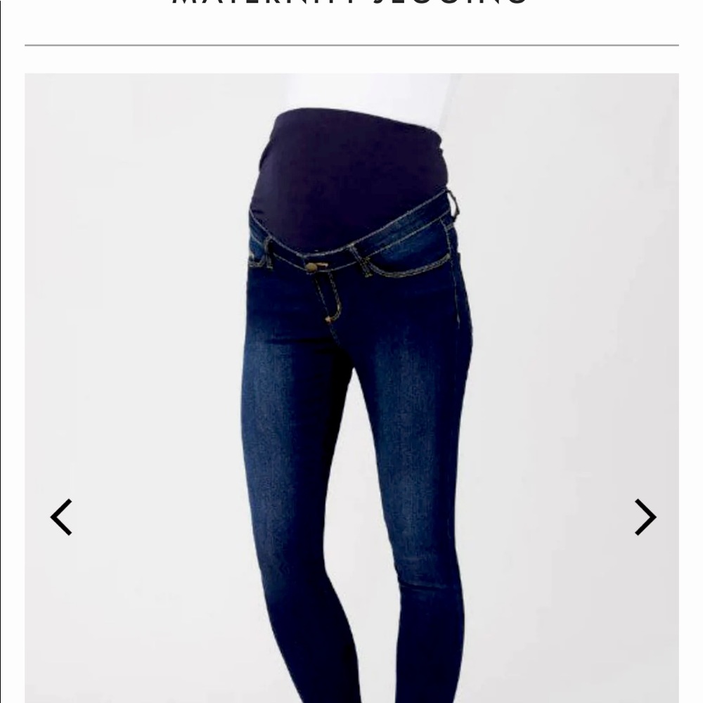 Ripe Rebel Ankle Grazer Maternity Jegging - Indigo / M